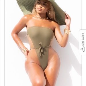 Sexy one piece bathing suit. Never worn.